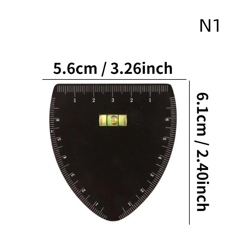 Stainless Steel Fast Drawing Eyebrow Design Ruler Microblading Mapping Tool Shaping Permanent Makeup Drawing Guide Ruler Tattoo