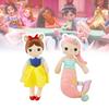 Princess White Snow Mermaid Plush Toy Stuffed Doll Fairy Tale Gift Decor