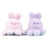And Pink Cute White Plush Octopus Rabbit Keychain Adorable Stuffed Animal Accessory