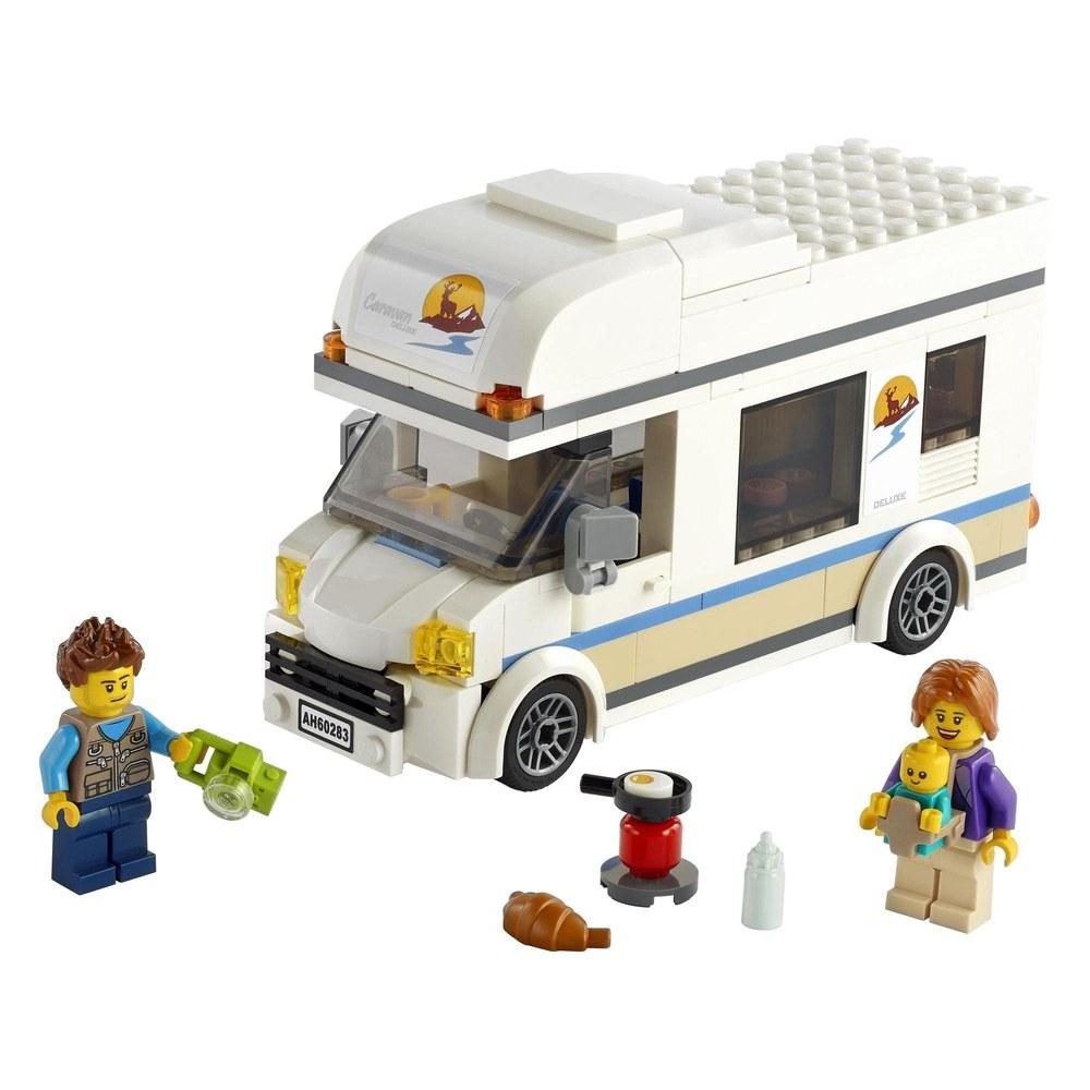 LEGO City Holiday Camper Toy Playset 60283 Building Blocks Gift for Boys and Girls Ages 5-8 Imaginative Play Christmas Birthday