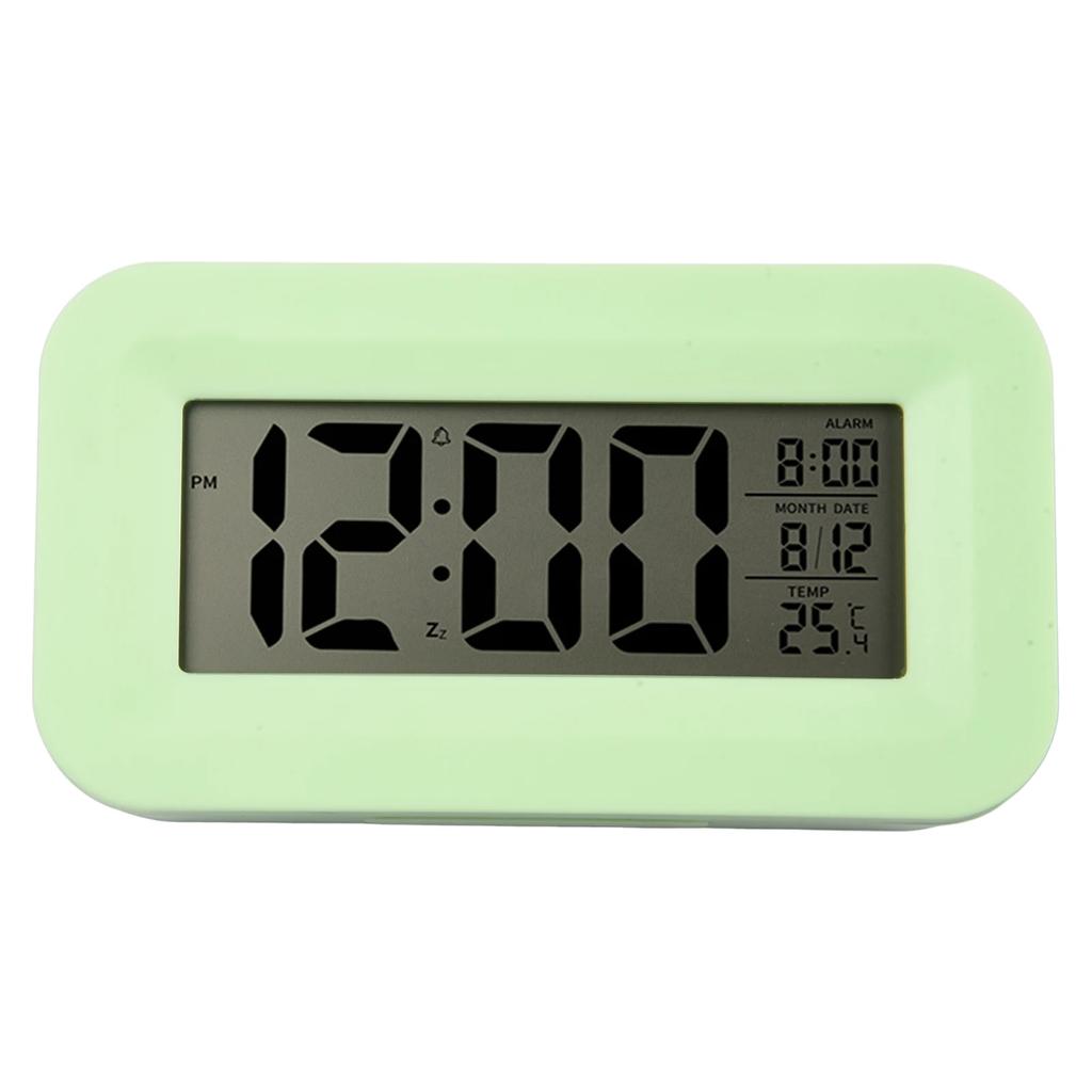 Digital LCD Alarm Clock With Calendar Thermometer For Desk Travel Office Decor Student Alarm Clock Electronic Clock Smart Clock