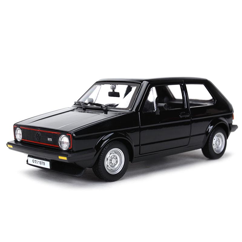 

Bburago 1:24 1979 Golf MK1 GTI Hot Hatch Static Die Cast Vehicles Collectible Model Car Toys чёрный