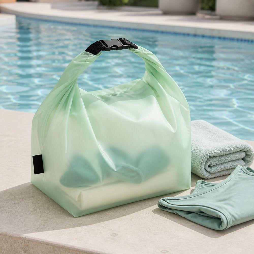 Wet Dry Separation Swimming Bag Nylon Wet Clothes Bag Durable Travel Storage Bag Gym Fitness