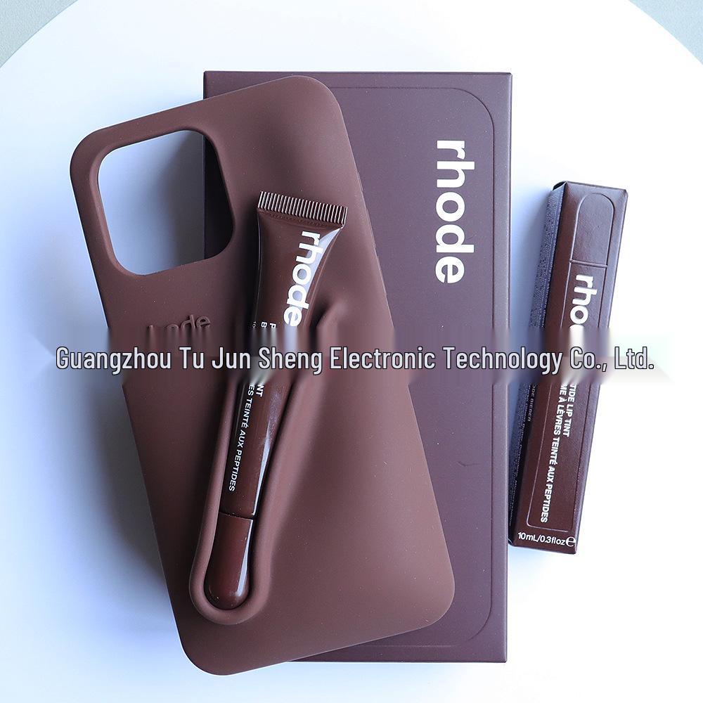 

Набор чехлов для телефона RHODE Lipstick Lip Gloss для iPhone 14/15/16 Pro Max iPhone 16 Pro