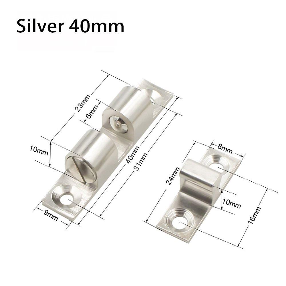 1Pcs 40/50/60/70mm Door Bumper Closet Tension Latch  for Furniture Cupboard Cabinet Door
