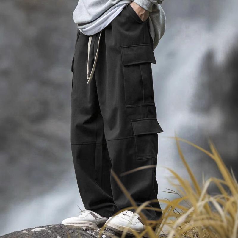 Men's straight overalls men's spring new mountain outdoor loose long pants