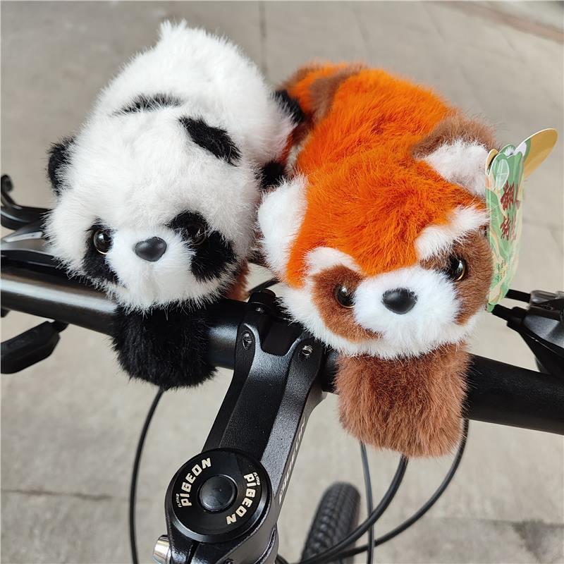 

Переворот жизни Преображение панды: Гигантская панда к маленькой плюшевой игрушке и кукла-пингвин в подарок Circle 23cm (Toy about 15cm)