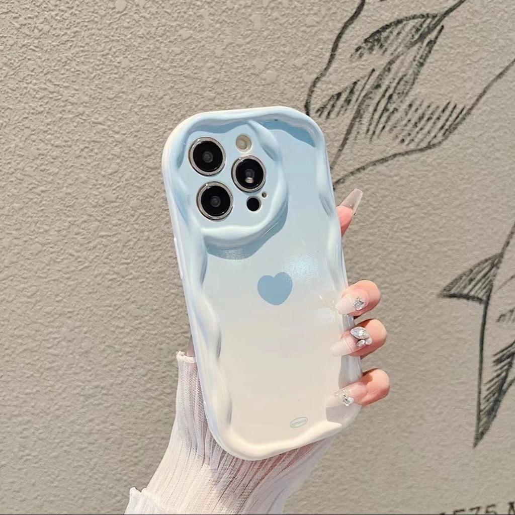Pink Blue Love Applicable Apple 15 Mobile Case 17 AIR All Inclusive IPhone 16 Promax New Model 13 All Inclusive 14