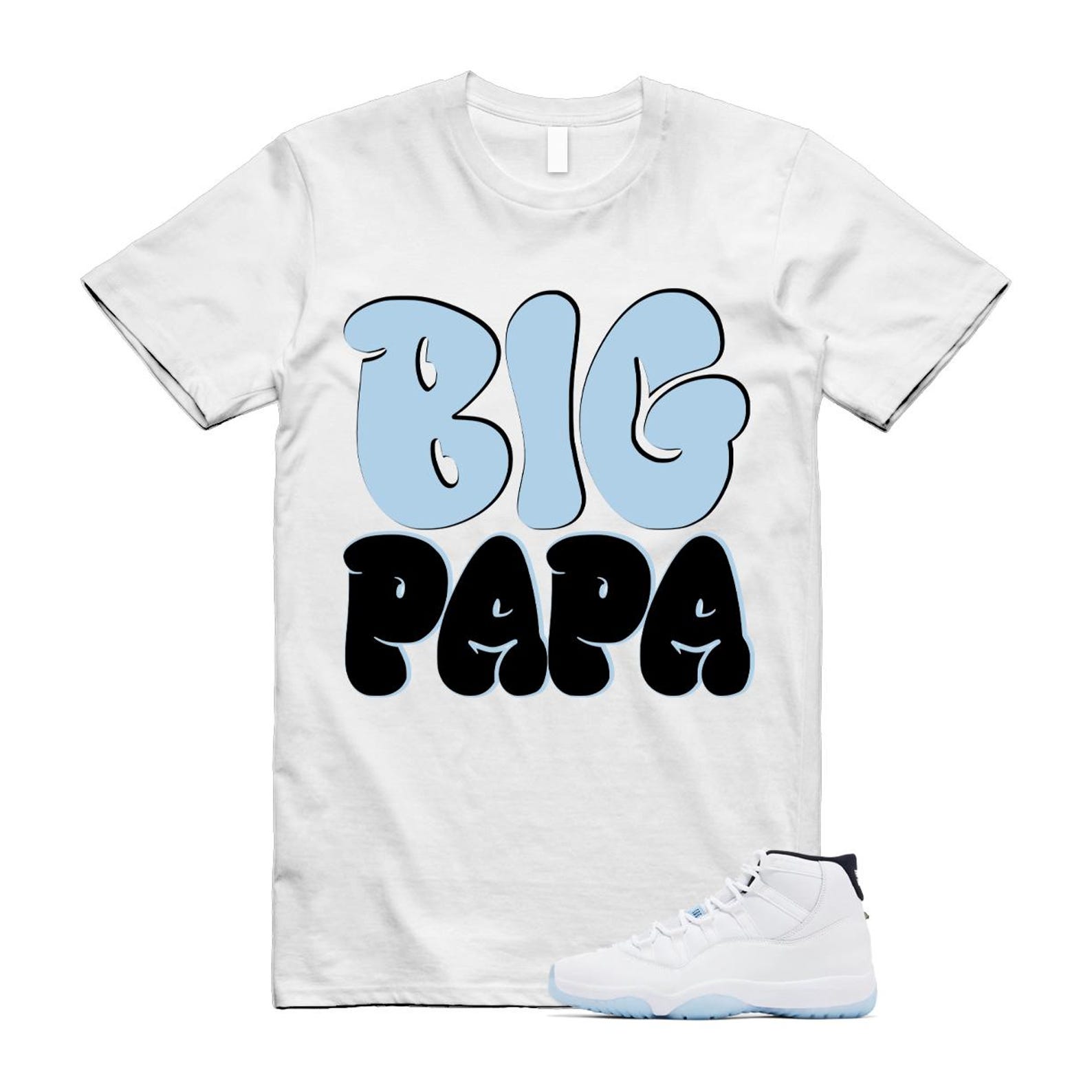 11 Legend Blue White Black 2024 T Shirt Match PAPA 4XL