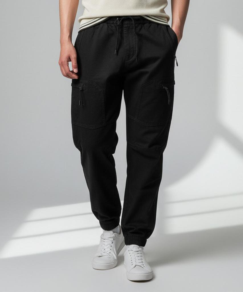 Pentaon Washed Cargo Stretch Cotton Jogger Pants