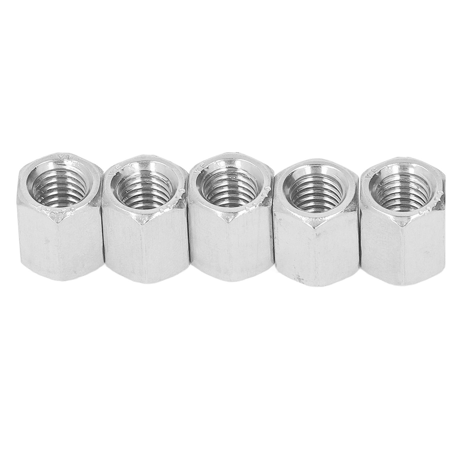 

20 Pcs Hex Coupling Nut M8x1.25 12 L14mm Threaded Rod Connector 304 Stainless Steel Rod Coupling Nuts