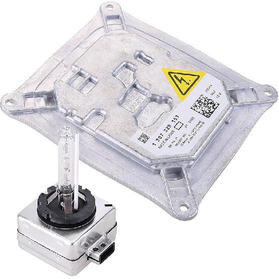 Блок розжига фары Xenon HID Блок розжига фары Модуль с лампой D1S/D1R 35W Совместим для Cadillac 2008-2011 DTS 4.6L 25806714 Блок розжига фары One серебряный