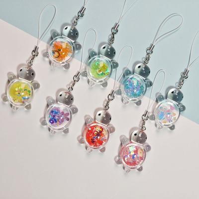 Hanging Mobile Phone Lanyard Transparent Little Turtle Phone Strap  Phone Case Hanging