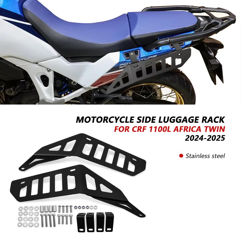 For Honda CRF 1100 L Africa Twin 2024-2025 Motorcycle Side Trunk Bag Holder Saddle Bag Trunk Bag Support Bracket Luggage Racks