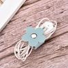 Flower Leather Cable Winder Earphone Organizer Clips Cord Organizer Keeper Holder Fastening Straps Charger Cable Protector Clips
