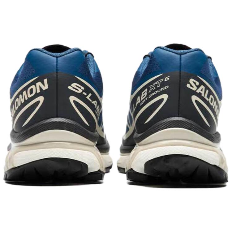 SALOMON Xt-6 Fabric Comfortable Versatile Non-Slip Wear-Resistant Breathable Low-Top Lifestyle Casual Shoes Unisex Casual Shoes Blue 477393
