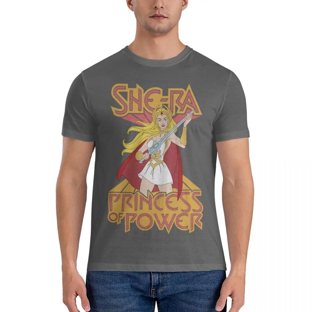 

Men Sweatshirt T Shirt She Ra Princess of Power Pure Cotton Clothing Vintage Short Sleeve Round Neck Tees Graphic TShirts M