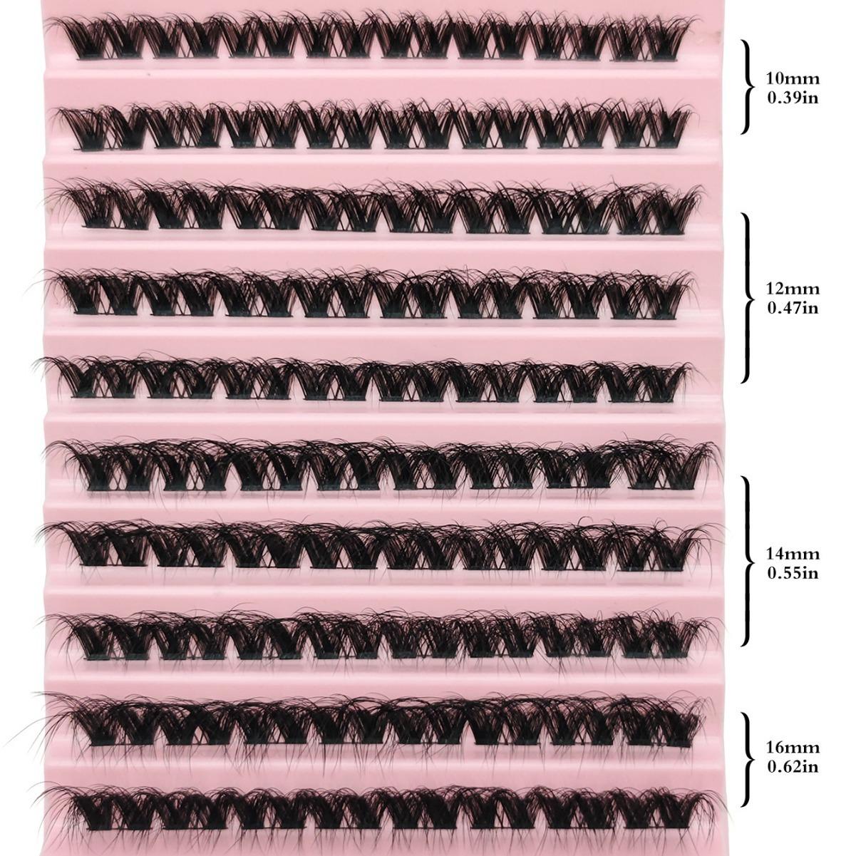 

Накладные ресницы 5D, пучки, натуральные, лисьи, 10 рядов