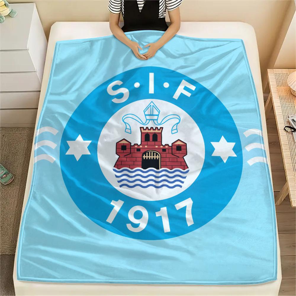 Silkeborg Sports Association  Print Flannel Blanket, High quality Comfortable for All Seasons, Home Decor, Warmth and Comfort