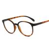 Black Women Eyeglasses Anti Blue Light Glasses Round Frame Eyeglasses Korean Style Computer Eyewear