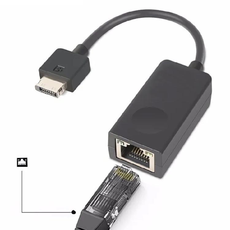 Câble Dongle d'Extension Ethernet RJ45 Adaptateur Réseau Adaptateur Ethernet de Remplacement pour Ordinateur Portable Thinkpad X280 X390 X395