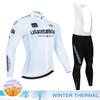 Tour Of Italy Warm Winter Thermal Fleece Cycling Jersey Sets Men Outdoor Riding Pants Set Cycling Clothing