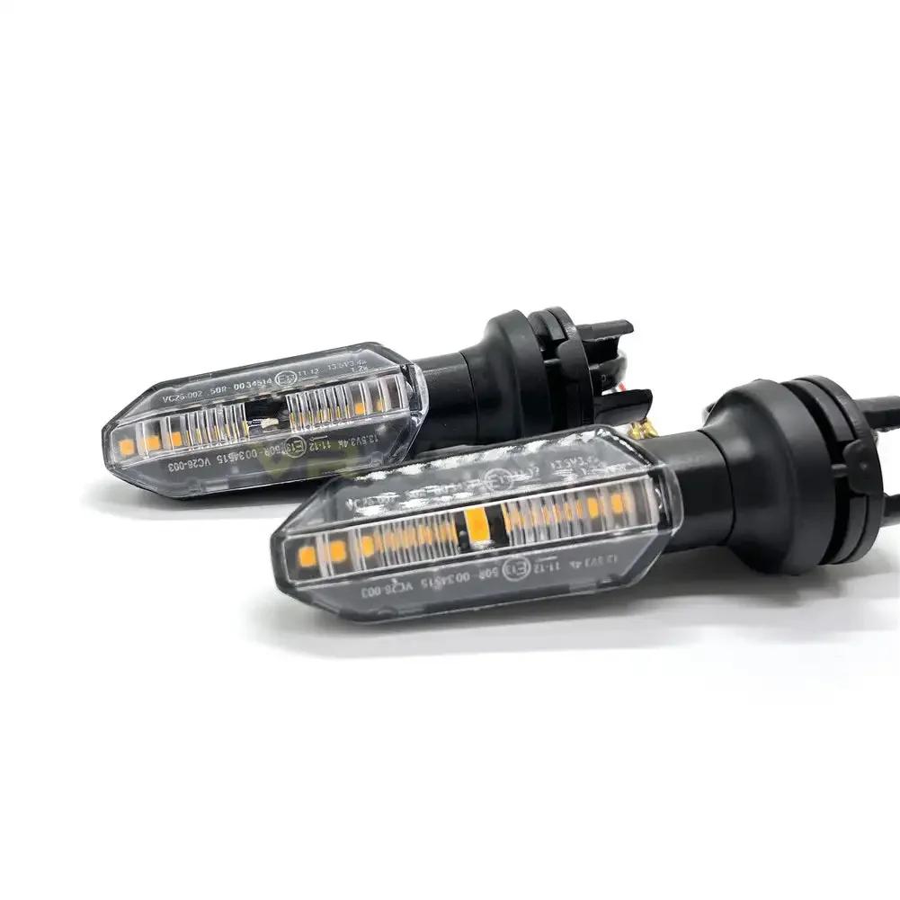 12 Leds Motorcycle Turn Signals Lights Water Flowing Indicator Arrow Blinker Lamps for HONDA TITAN 150 TITAN 2000 CB250