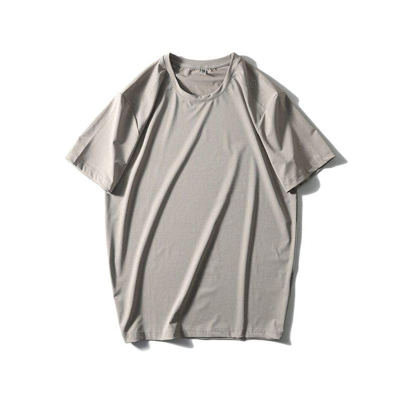 Outdoor Sports Ice Silk Quick-Drying Short-Sleeved T-shirt Men's Summer New Arrival Running Fitness Undershirt Export Men's T-shirt