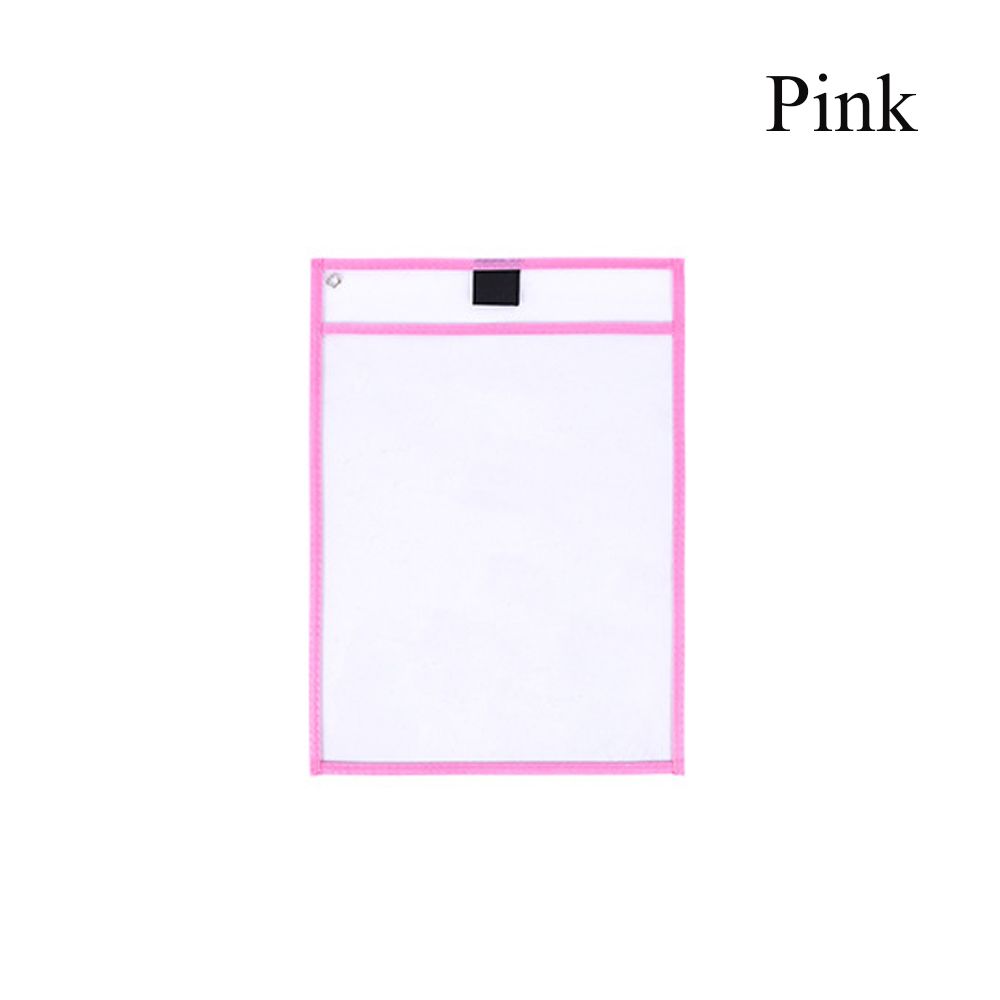 Office Stationery Writing Tool Reusable File Pocket Drawing Board Dry Wipe Bag Teaching Supplies