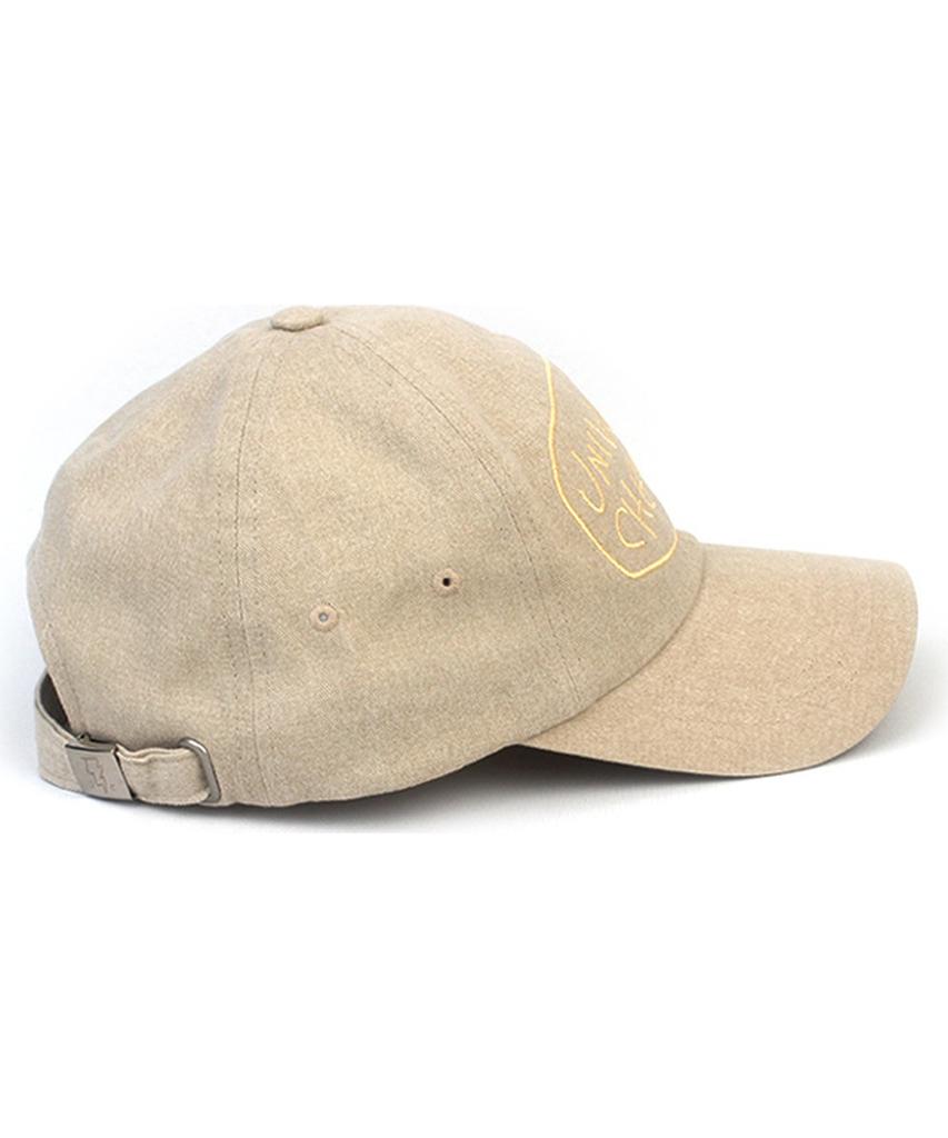Yunibeosyeolkemiseuteuli Big Logo Washing Beige Ballcap