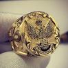 Domineering Metal  Men's Ring Punk Style Enamel Animal Male Rings Jewelry Hand Accessories