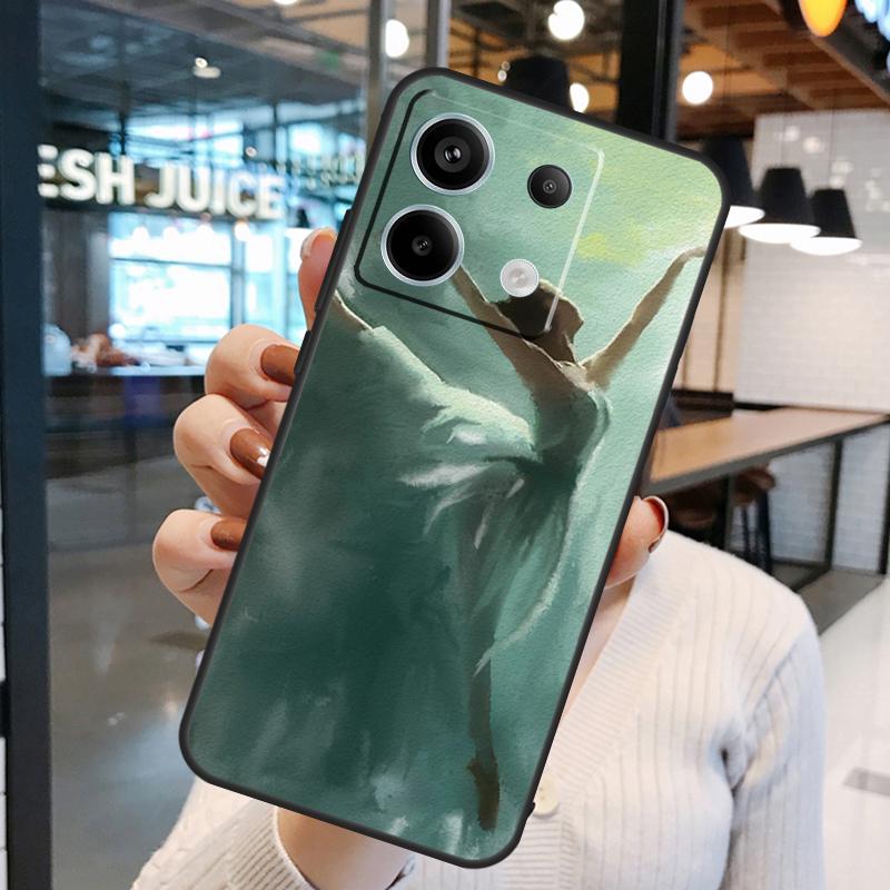 Ballet Ballerina Dancer Case For Xiaomi Redmi Note 14 Pro 10 11 12 13 15 Pro Plus Redmi 15 10C 12C 13C 14C 15C Cover