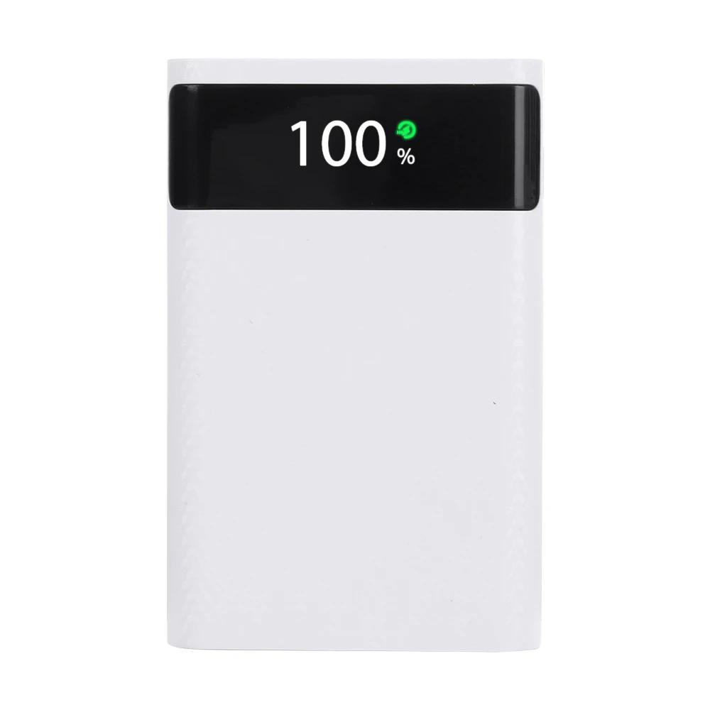 18650 Batteri DIY Powerbank Fodral Laddningsförvaringslåda 25W Dubbel USB Typ C Batterihållare Låda PD QC3.0 Snabbladdning För Smartphone