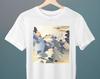 View of Mount Fuji, Kuniyoshi Utagawa, View of Hakone, Unisex T-Shirt, Art Shirt, Japanese Art, Gift for Her, Gift for Him, Art Lover Gift