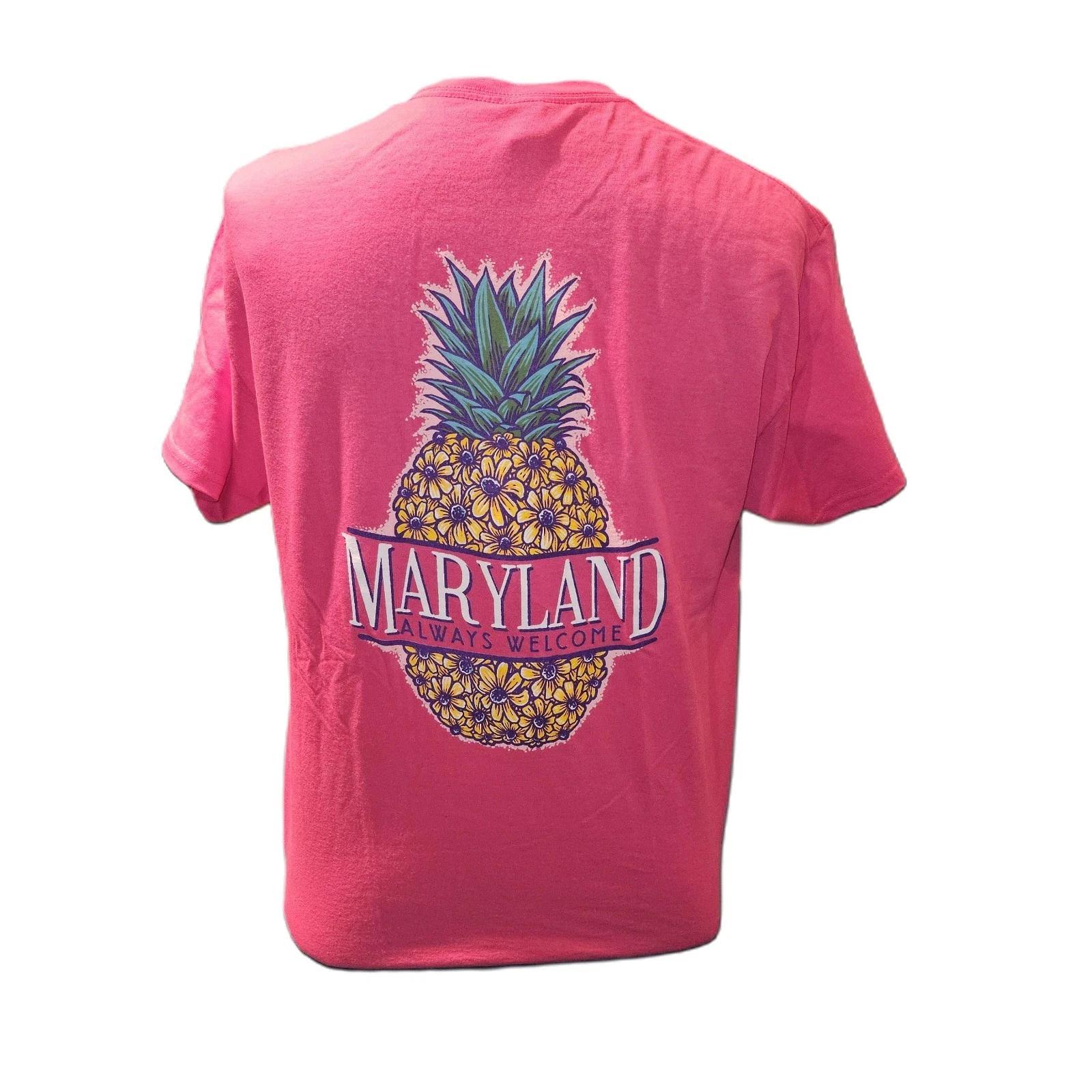 New Maryland Always Welcome Pineapple T Shirt by MARYLAND my Maryland 3XL