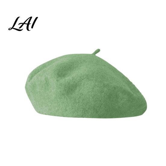 Casual Street Leisure Wear Women French Beret Hat Wool Blend Artist Retro Warm Gift for Her Painter Cap Solid Color Cozy Autumn Winter Elegant