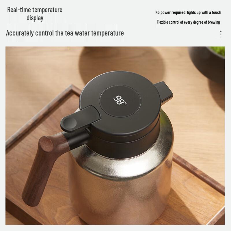 

Mingzhan Pure Titanium Stewing Teapot with Temperature Display