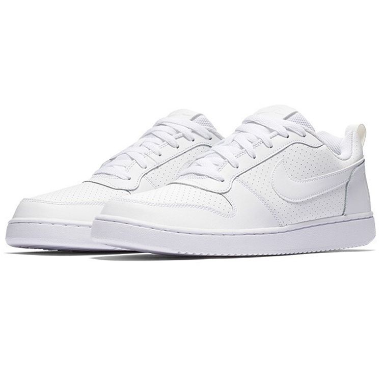 Nike Buty męskie Court Borough Low Triple White Białe-Białe 838937-111