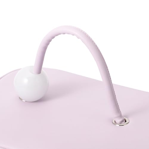 Francfranc Wave Shape Vanity Pouch, Large, Light Purple, Makeup Pouch, Accessory Organizer
