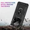 Coque de protection - E.F.CONNECTION - pour Xiaomi Redmi A3 - Antichoc - Anneau rotatif - Noir