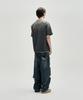 NOT4NERD 4 Effigy Bleach Washed T-Shirts - Charcoal
