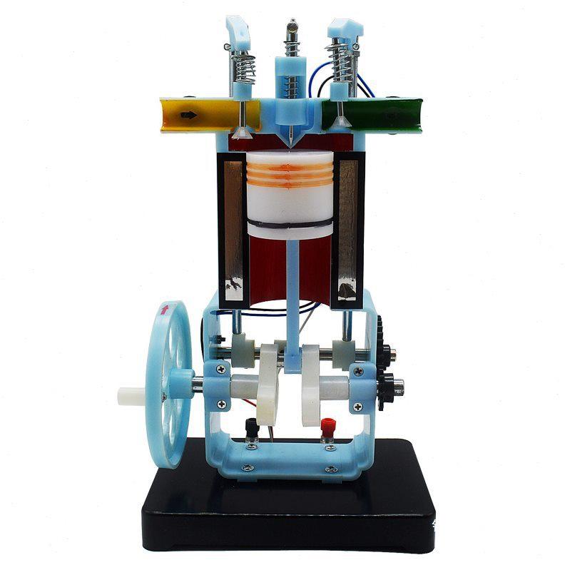 Viertakt-Benzinmotor-Modell für den Unterricht: Experimentierausrüstung für Einzylinder-Verbrennungsmotoren