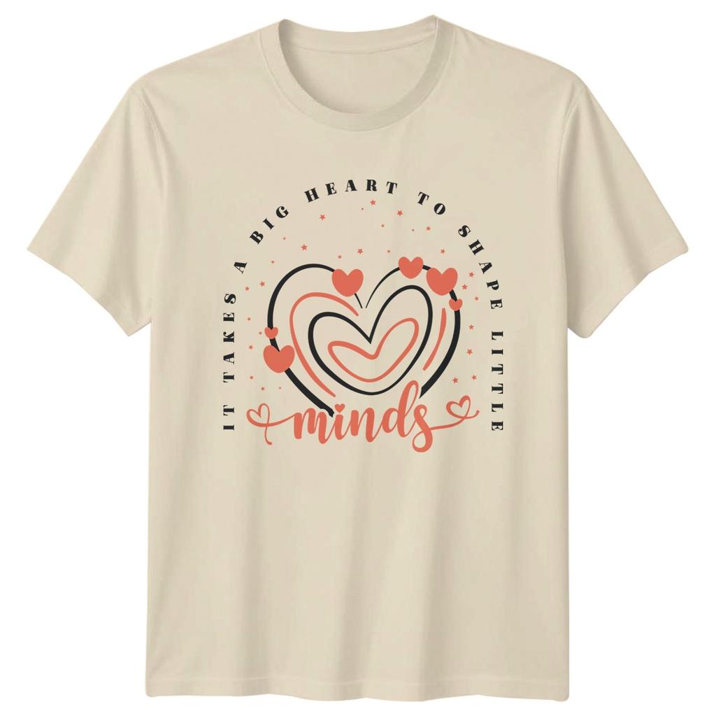 It Takes A Big Heart Unisexs TShirt Preschool Teacher Appreciation Gift For Her