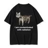 I Eat Cement Cursed Cat Funny Meme T Shirt Women's Fashion Humor Short Sleeve T Shirts Male High Quality T-shirt Tops Women