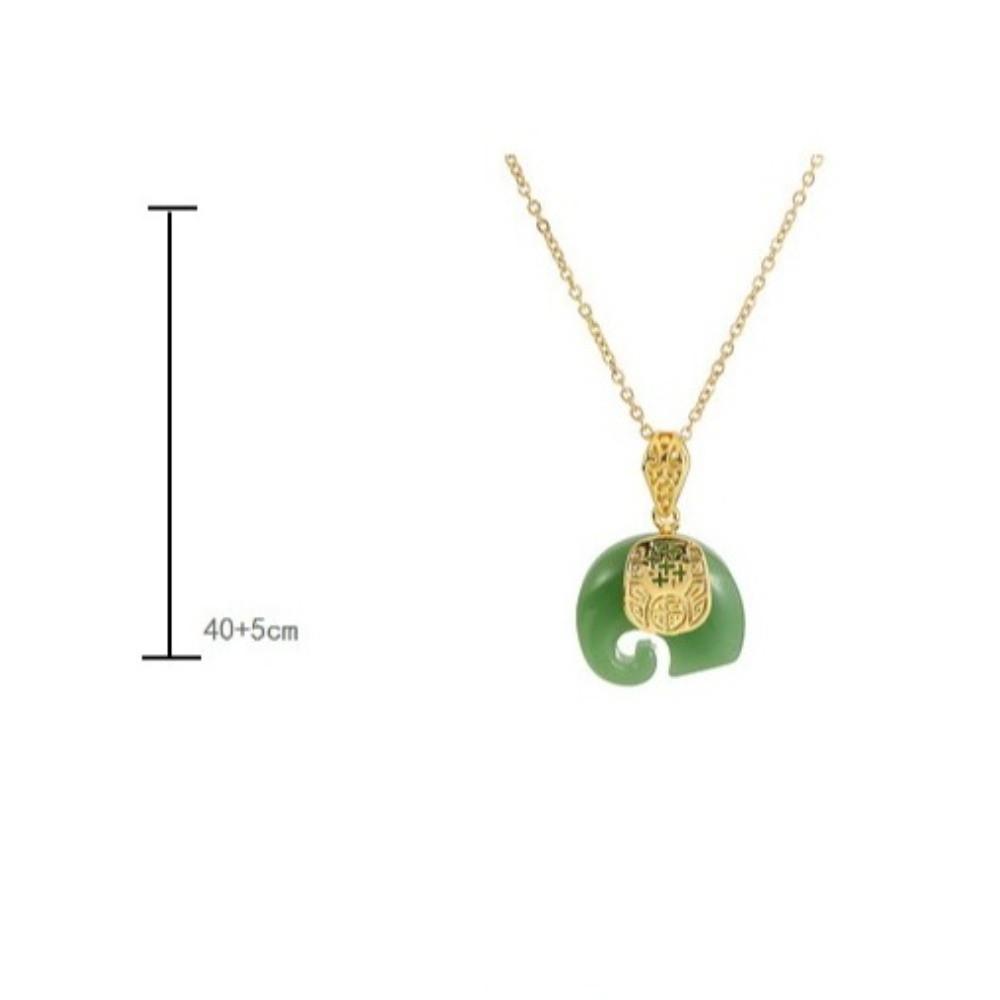 Simple Necklace Elephant Pendant Choker Fashion Gold Plated Chain  Women