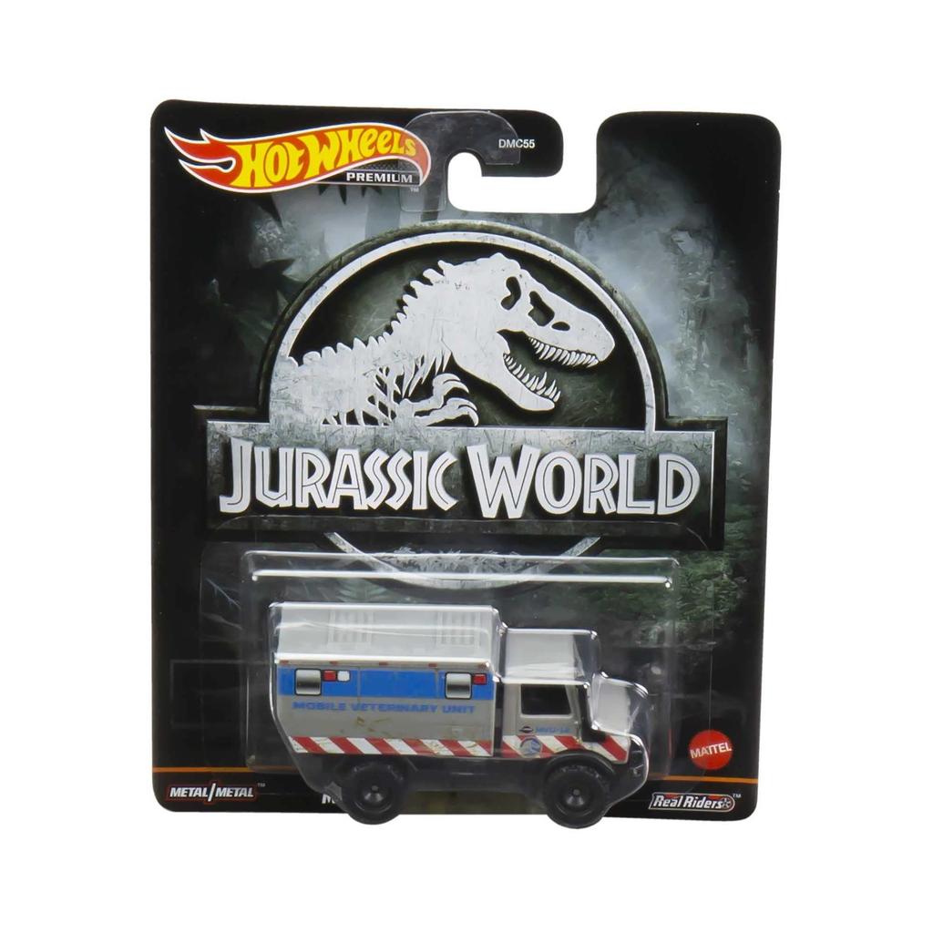 Hot Wheels Premium HCP08 Diecast Jurassic World Unimog U 1300 L Scale 1/64
