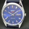 AUTOMATIC 6309A VINTAGE REFURBISHED SEIKO 5 JAPAN MENS BLUE DIAL WATCH a701734-5 R206c-a701734
