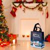 3Pcs  Christmas Gift Bags Assorted Sizes, Reusable Tote Bags with Handle, Non-Woven Christmas Bags for Xmas Party Favors