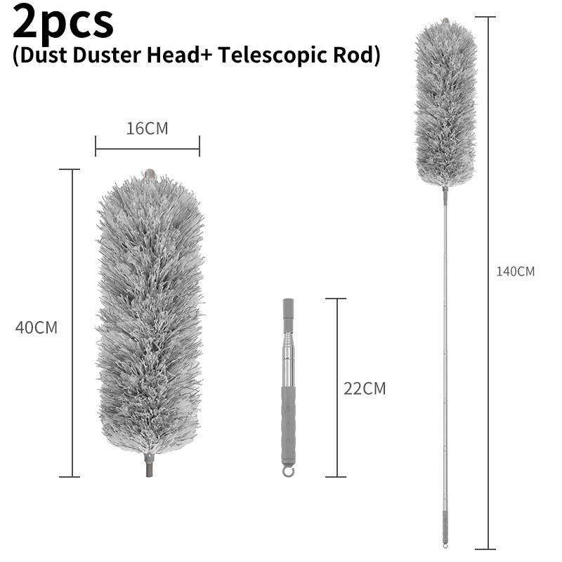 Premium 2.8 Meter Extendable Dusting Duster For Efficient Household Cleaning And Dust Removal