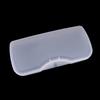 PVC Plastic Portable White Polarized Sunglasses Clip Hard Box Eyewear Accessories Glasses Case